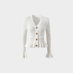 Ivory Charm Ruffle Top
