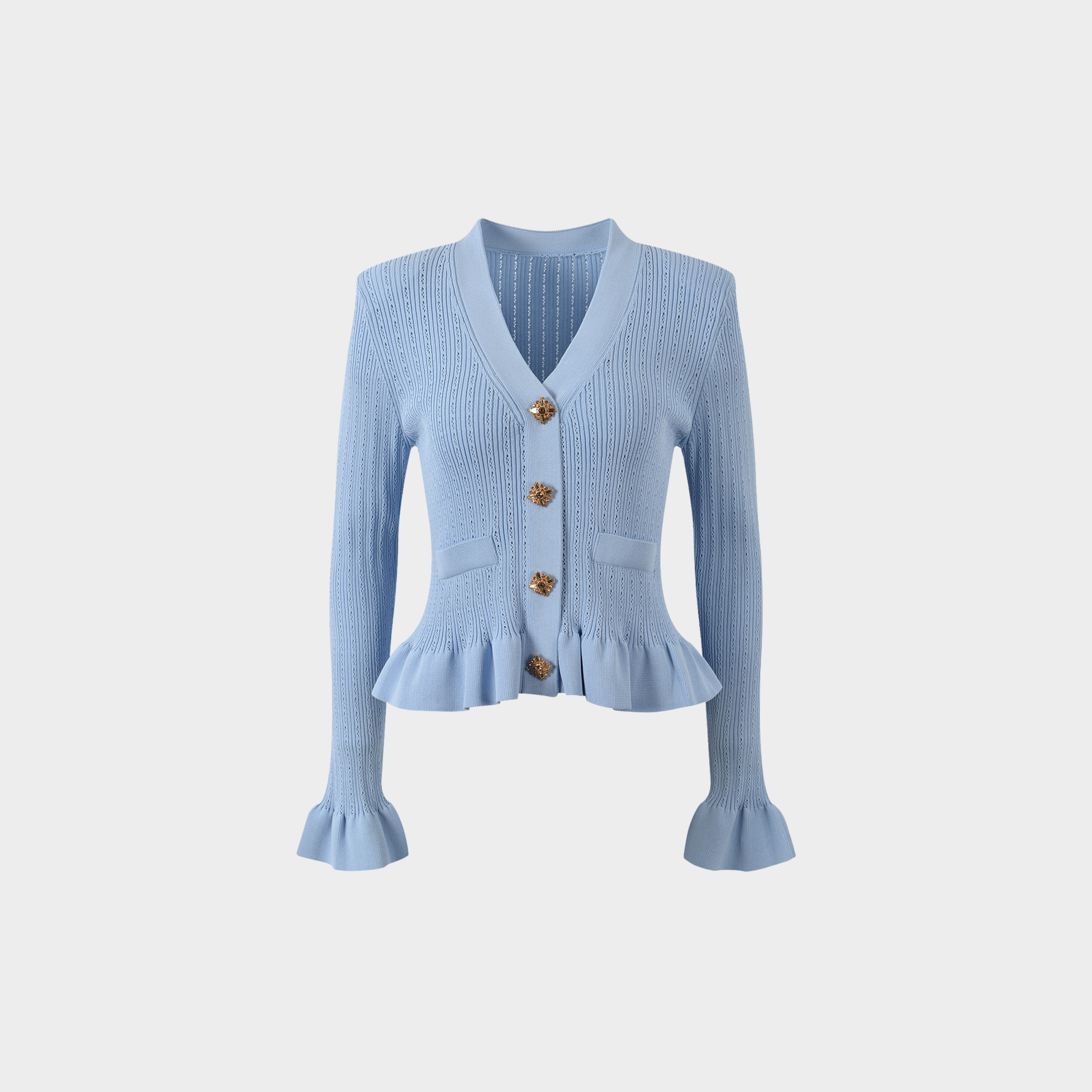 Ivory Charm Ruffle Top