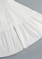 Ivory Meadow Smocked Midi Dress
