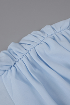 Skyla Sheer Drape Off SHoulder Maxi Dress