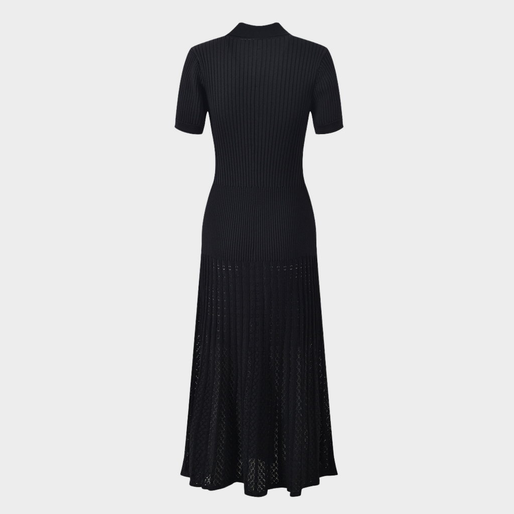 Classic Noir Maxi Dress