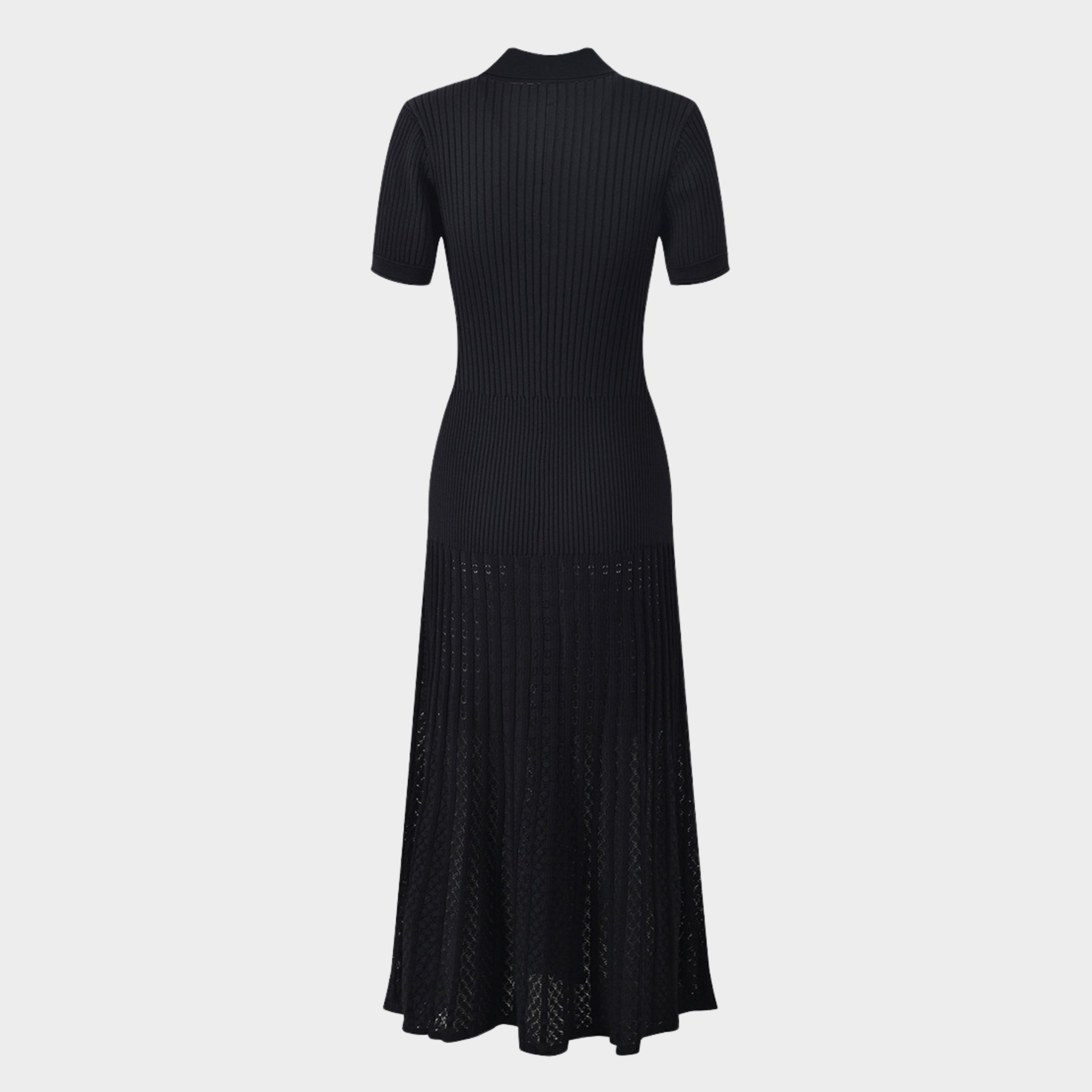 Classic Noir Maxi Dress