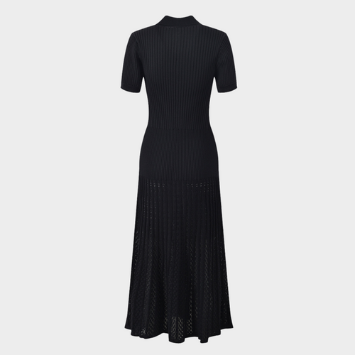 Classic Noir Maxi Dress
