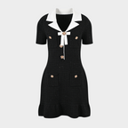 Shadow Pearls Sparkle Mini Dress