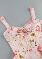 Luna Bloom Floral Maxi Dress – Soft Pink Rose