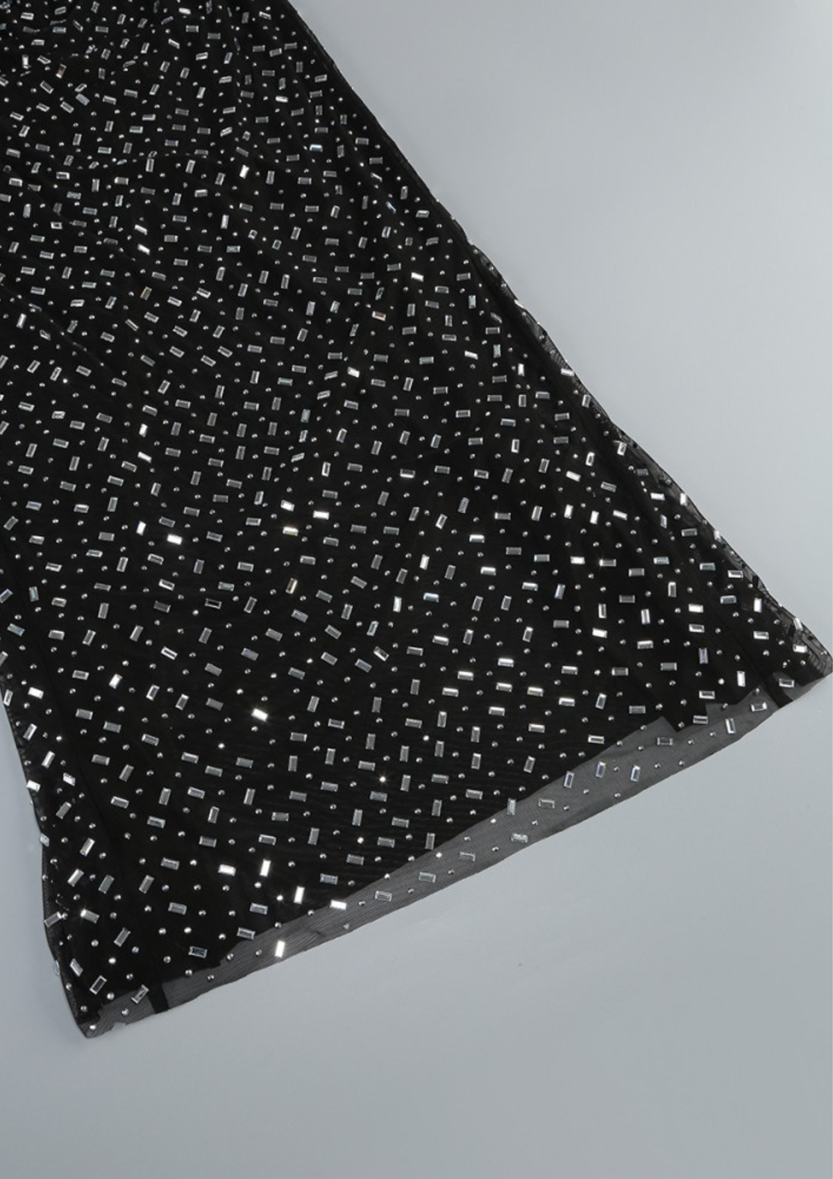 Midnight Crystal Cutout Maxi Dress