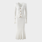 Noir  Charm Ruffle Dress