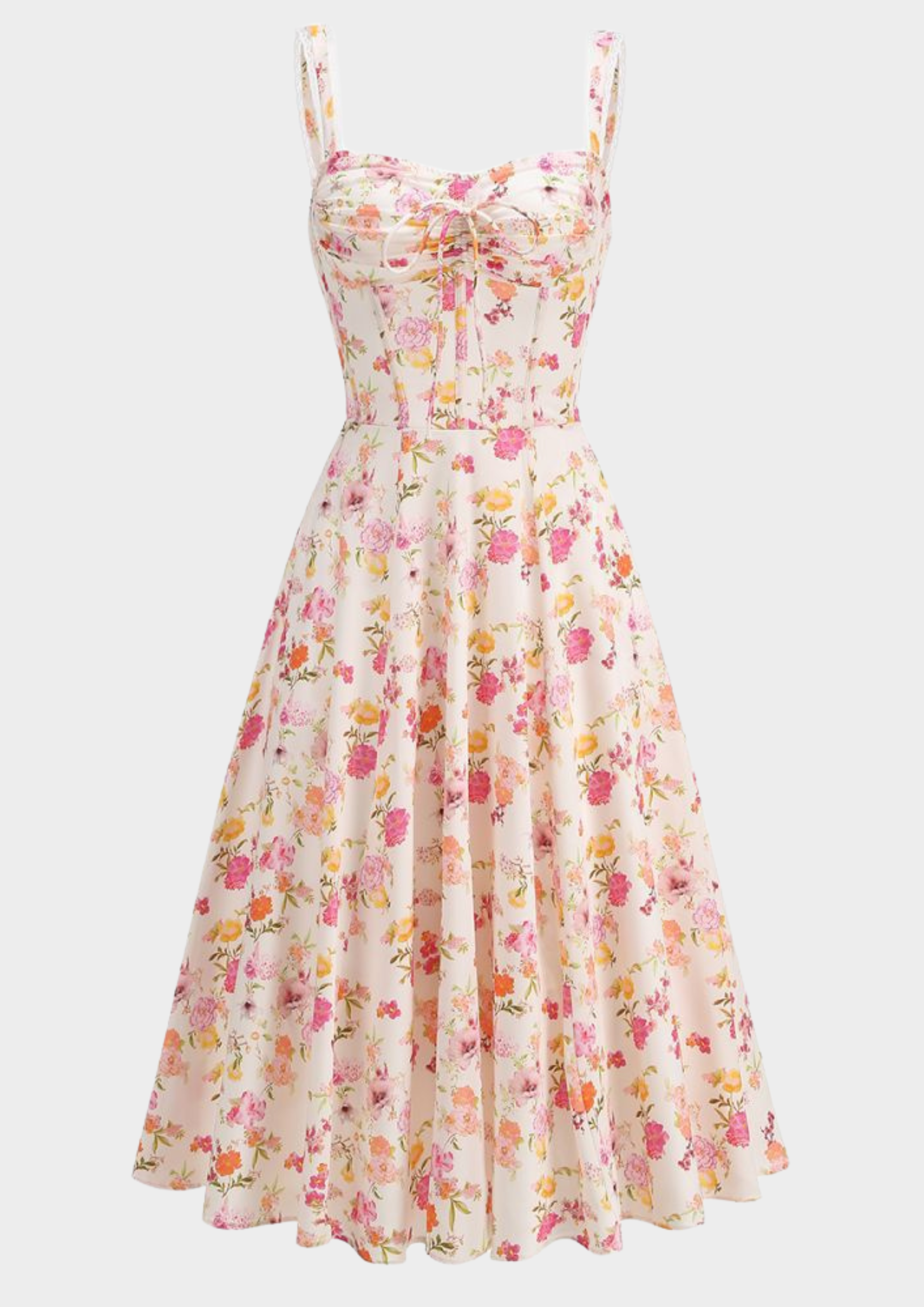 Luna Bloom Floral Maxi Dress – Vintage Floral