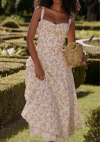 Luna Bloom Floral Maxi Dress – Vintage Floral