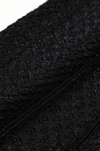 Lily – Silk Knit Pearl Button Suspender Maxi Dress