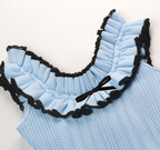 Belle Ruffle Knit Mini Dress