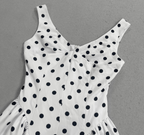 Monroe Polka Flared  Midi Dress