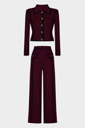 Signature luxe Line Knit Ensemble Set