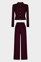 Signature luxe Line Knit Ensemble Set