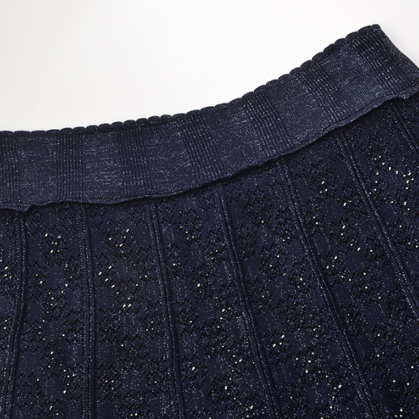 Midnight Shimmer Knit Two Piece Set