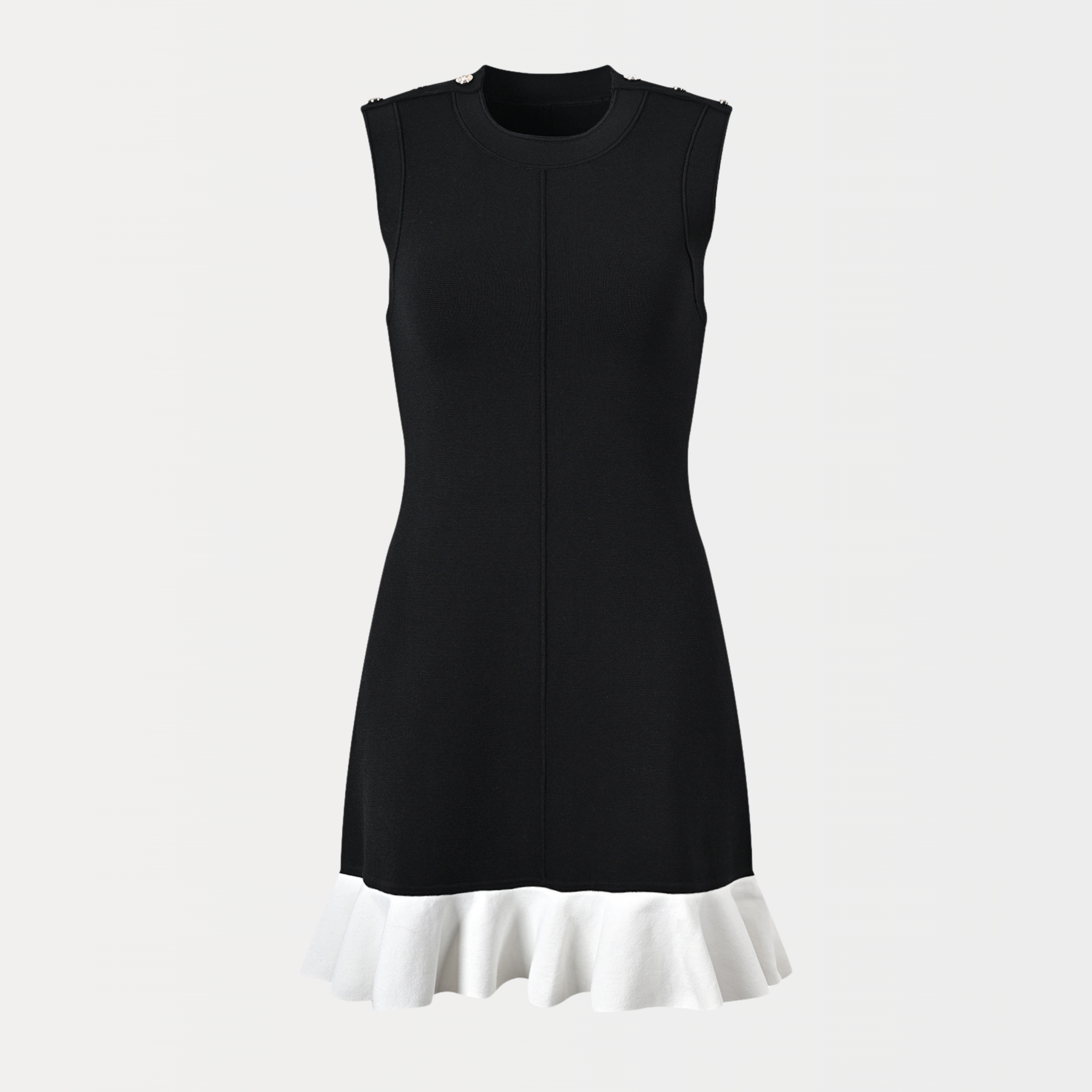 Monochrome Flair Dress