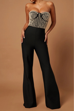 Milana Pearl Bustier Strapless Jumpsuit