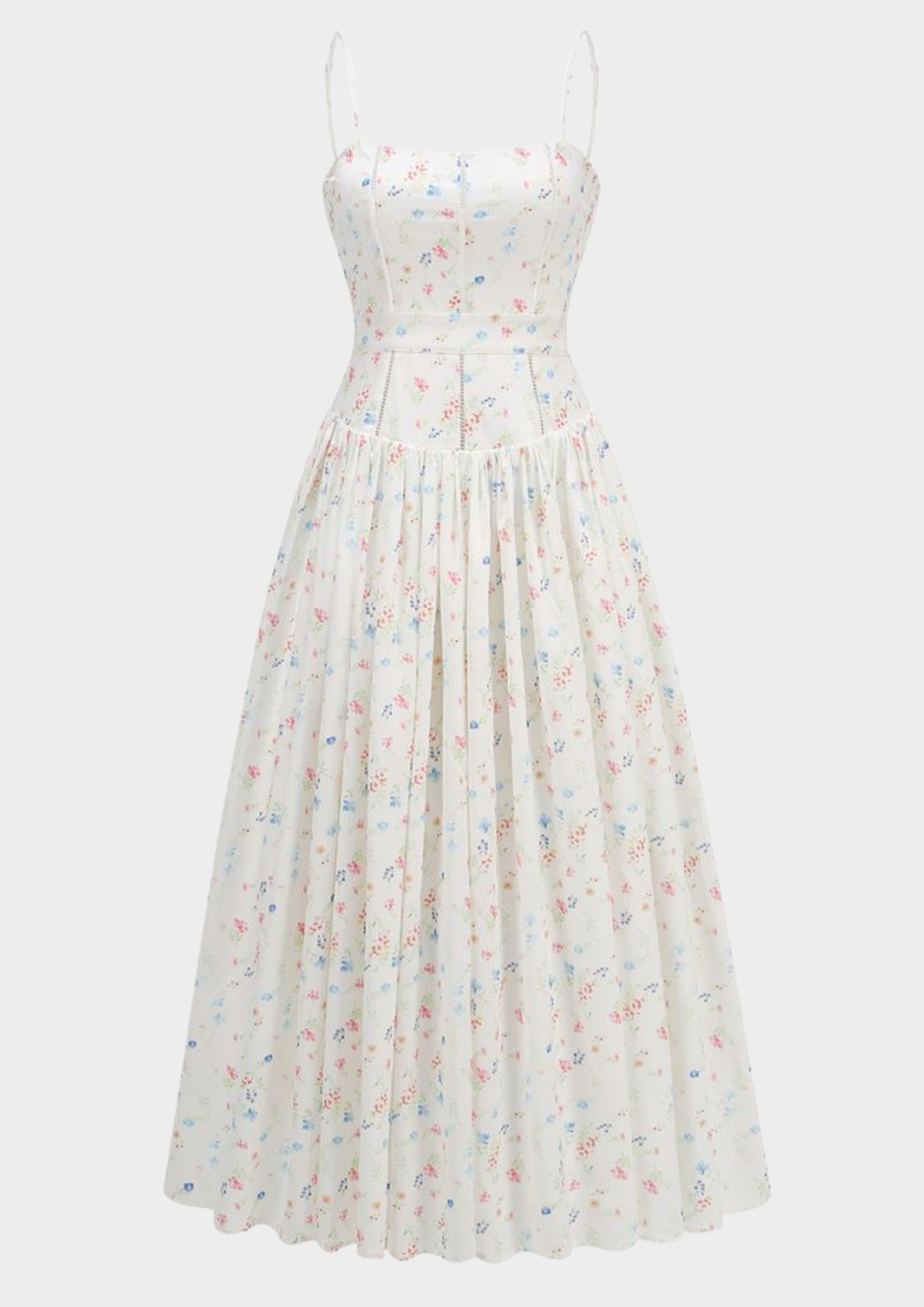 Valeria Floral Bodice Maxi Dress