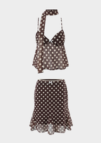 Cocoa Polka Charm 3 Piece Set