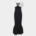 Noir Elegance Maxi Dress