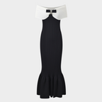 Noir Elegance Maxi Dress