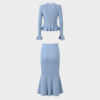 Noir Charm Ruffle Set