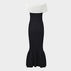 Noir Elegance Maxi Dress