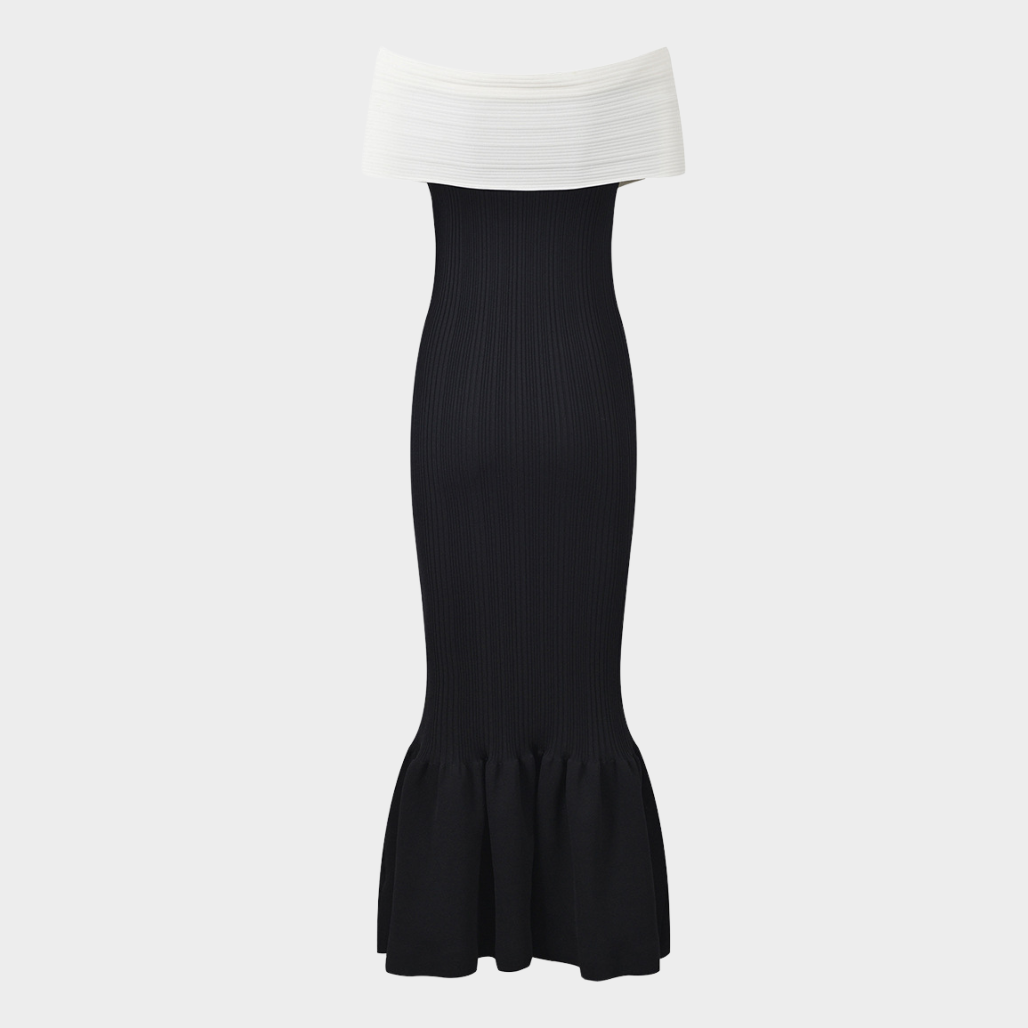 Noir Elegance Maxi Dress