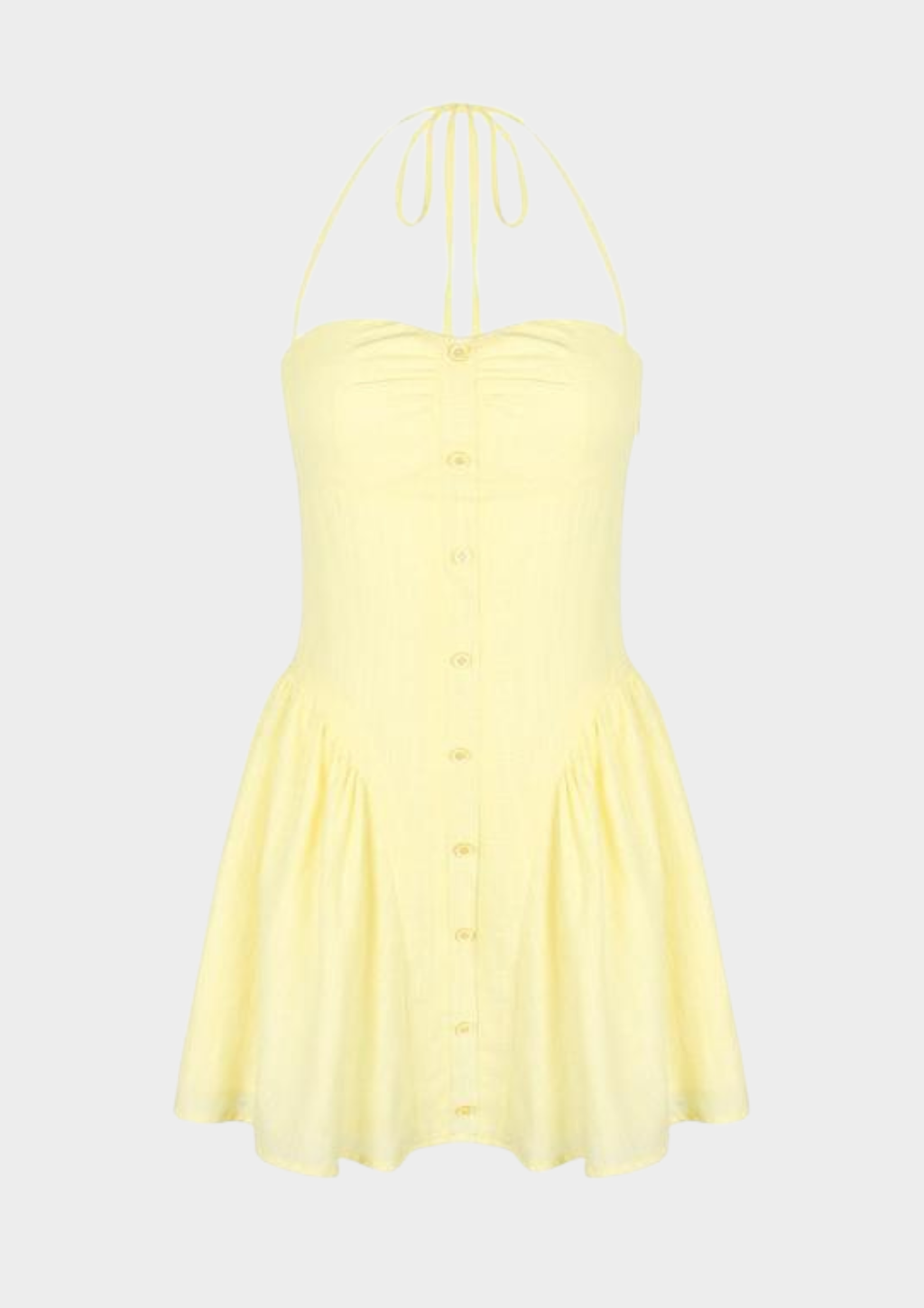 Lilia Halter Backless Mini Dress