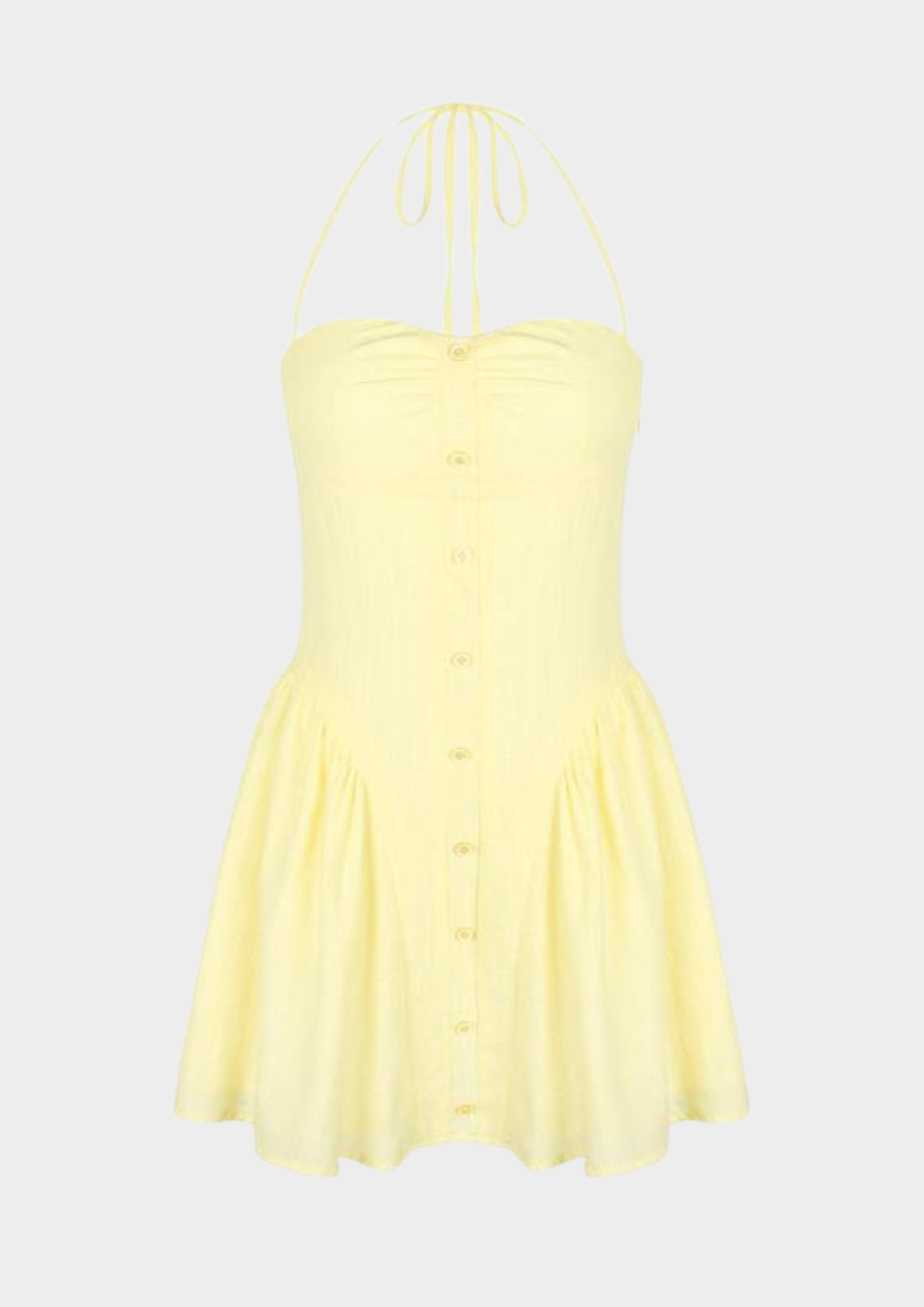 Lilia Halter Backless Mini Dress
