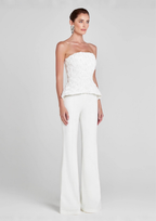 Elysian Rose Flared Jumpsuit Backless Set