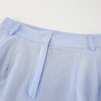 Emily Linen Cotton  Backless Halter Set