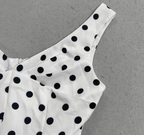 Monroe Polka Flared  Midi Dress