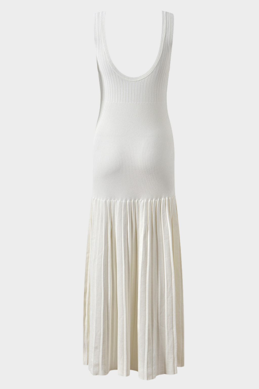 Lily – Ribbed Button Front Cardigan Top in White