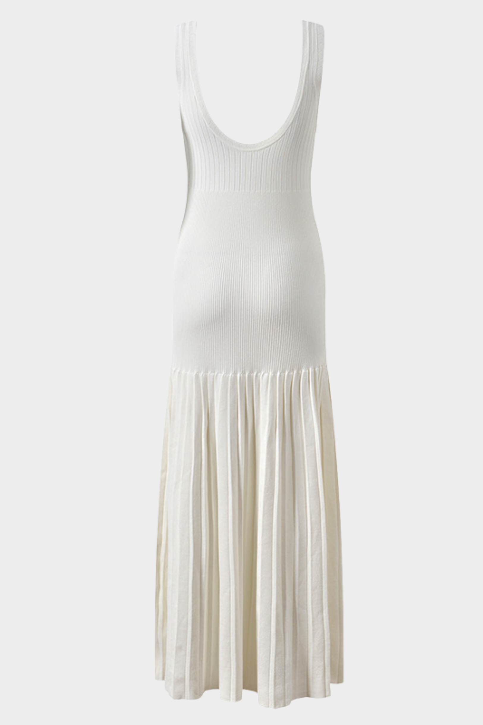 Lily – Ribbed Button Front Cardigan Top in White