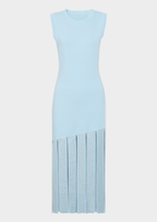 Crystal Knit Sleeveless Maxi Dress