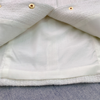 Iris Ivory Tweed Sleeveless Vest Top
