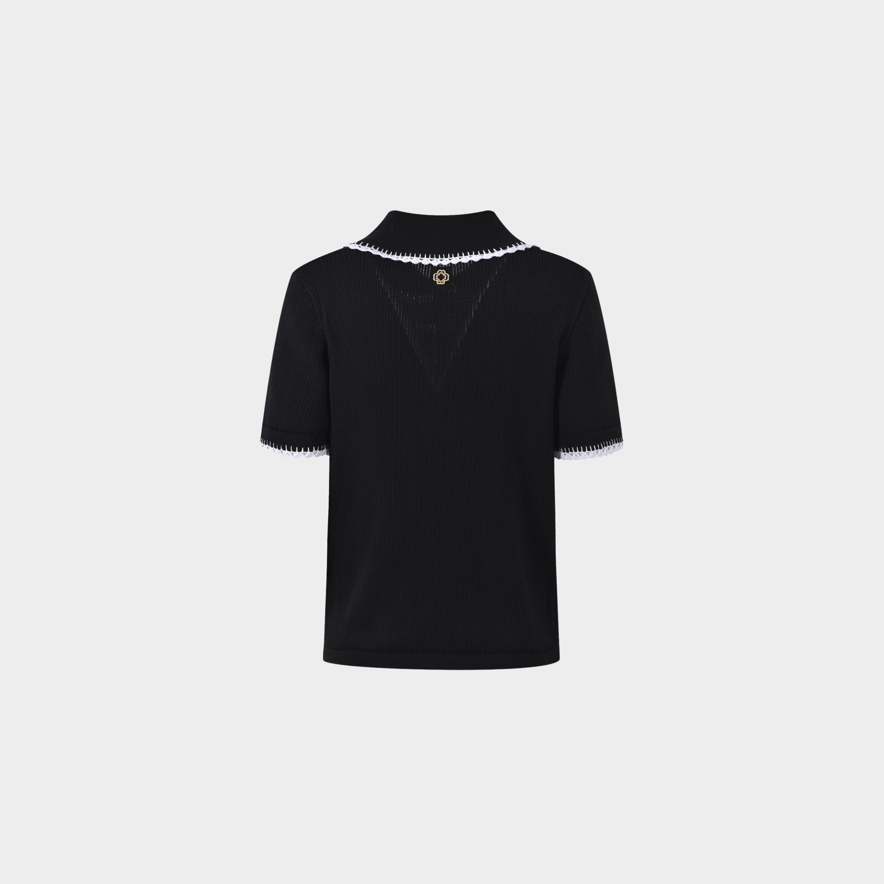 Luxe Lace Collar Top