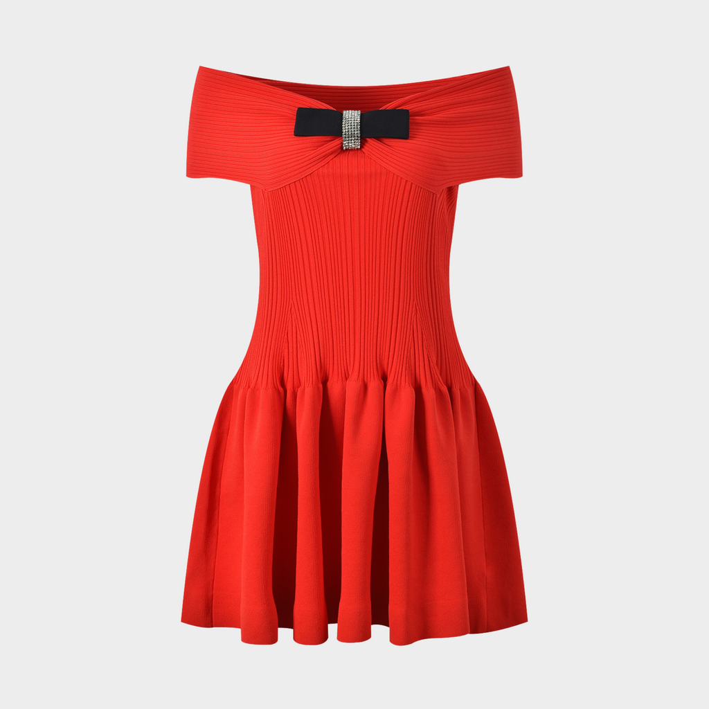 Semi Bow Gown