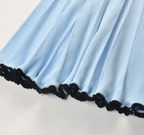 Belle Ruffle Knit Mini Dress