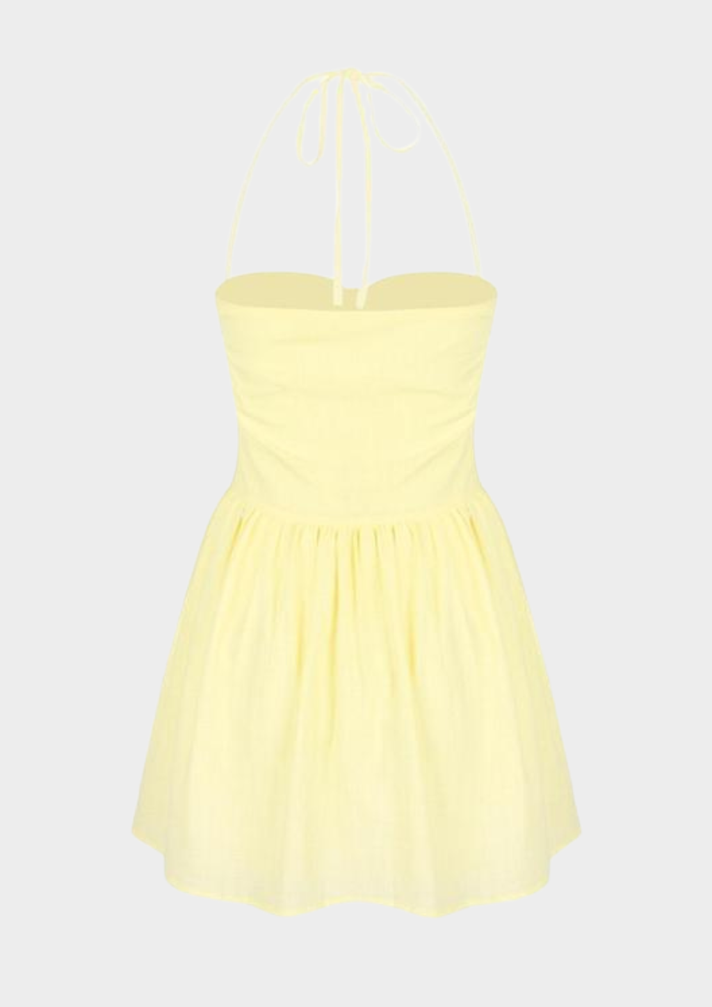 Lilia Halter Backless Mini Dress