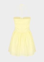 Lilia Halter Backless Mini Dress
