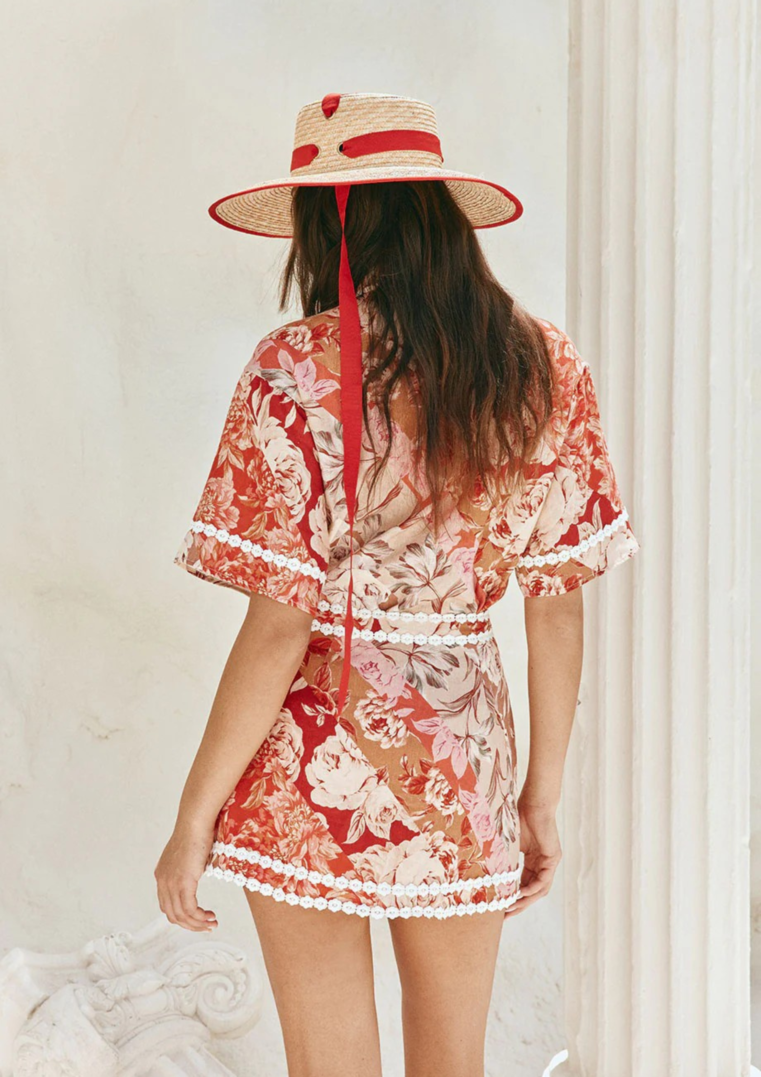 Rosé Muse Lace Trim Co-Ord Set