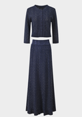 Midnight Shimmer Knit Two Piece Set