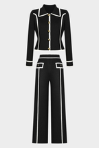 Signature luxe Line Knit Ensemble Set