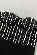 Milana Pearl Bustier Strapless Jumpsuit