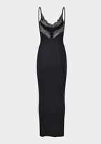 Lace Trim Sculpting Maxi Dress