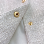 Iris Ivory Tweed Sleeveless Vest Top