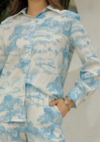 Riviera Relaxed Blue Print Set