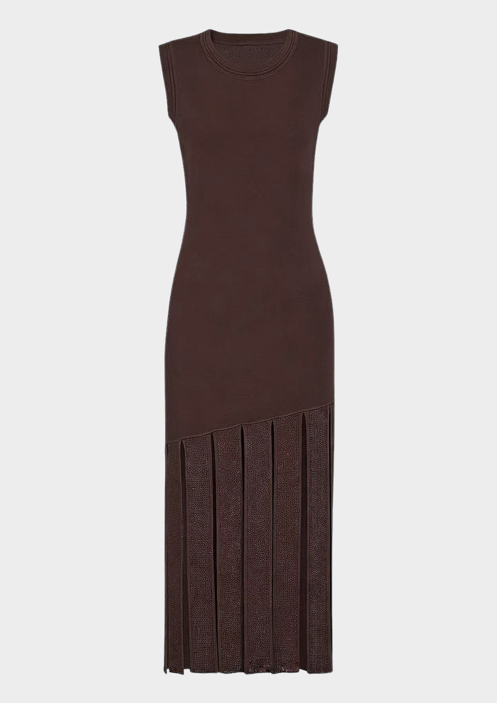 Crystal Knit Sleeveless Maxi Dress